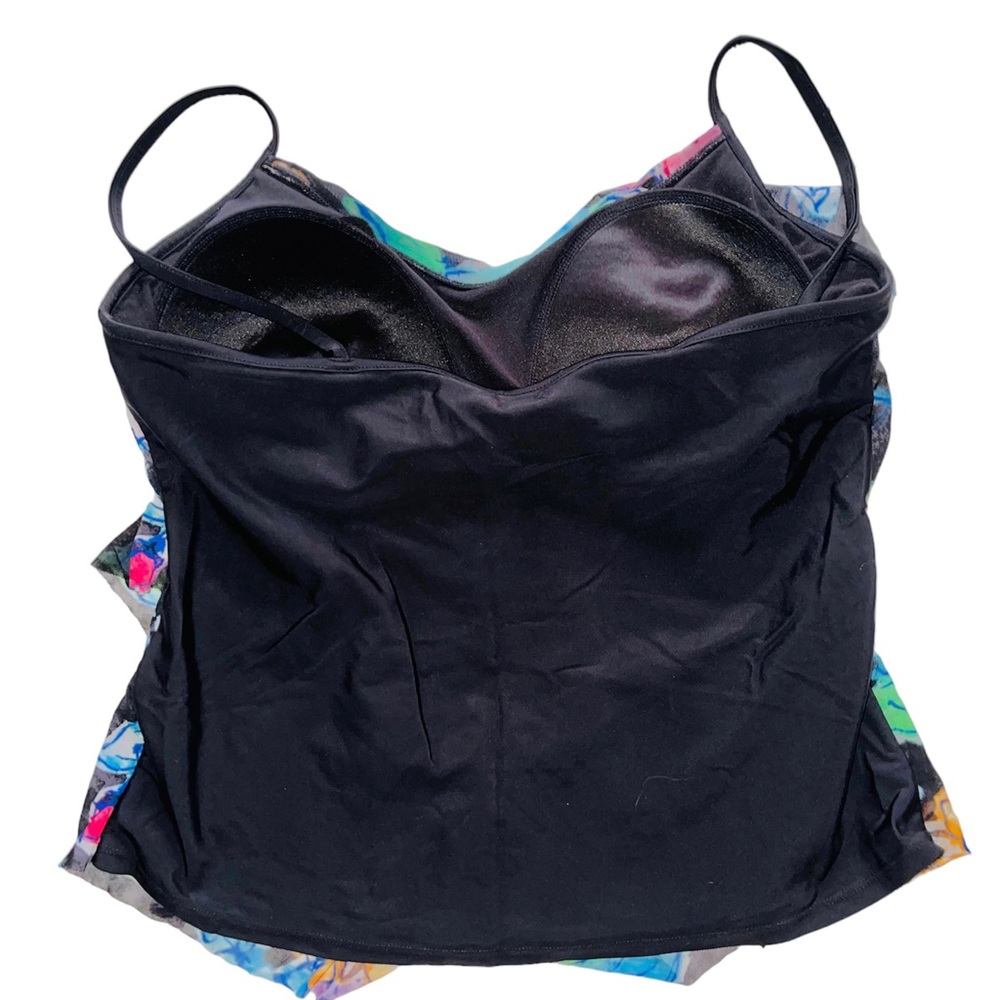 Jaclyn Smith Swim Top Sz 18 - Picture 2 of 3